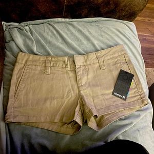 Tan Hurley Shorts